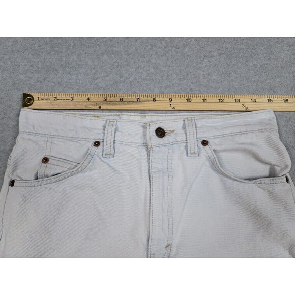Vintage Levi's 505 Orange Tab Denim Shorts Men's Light Wash 90s Made in USA Vtg - Picture 11 of 13